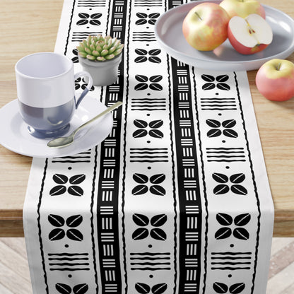 Cowrie Shell Mudcloth Table Runner