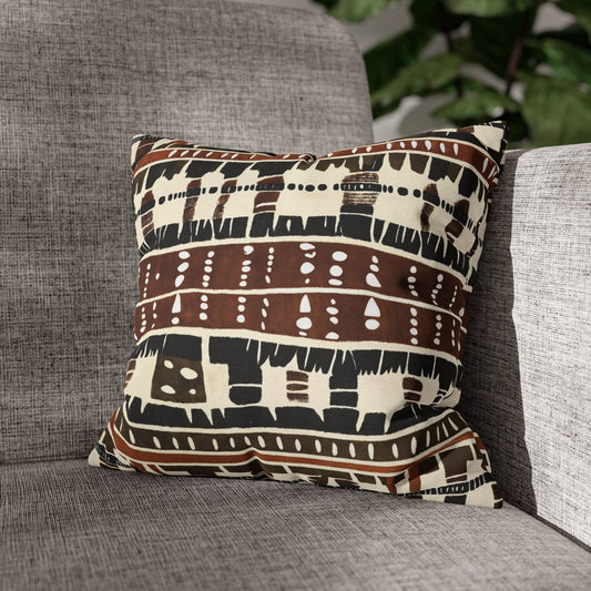 Shapes and Dots Abstract Couch Pillow or Case