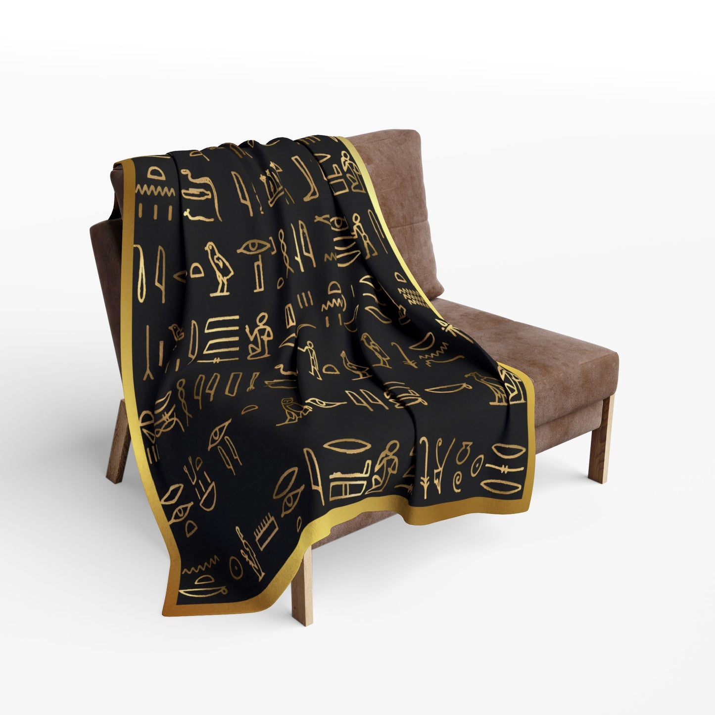 Egyptian Hieroglyphics Arctic Fleece Blanket