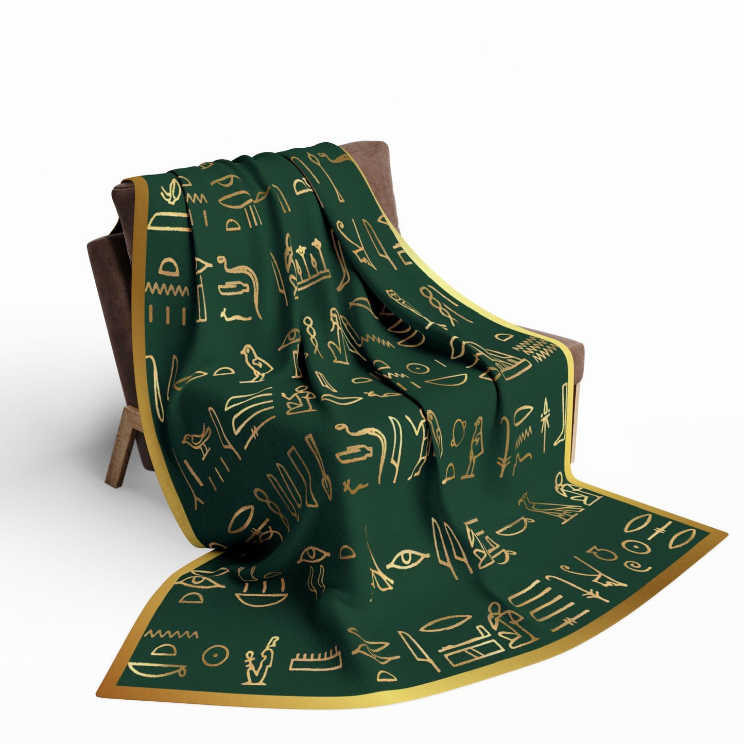 Egyptian Hieroglyphics Arctic Fleece Blanket