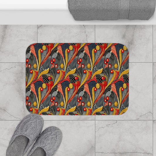 Ankara Print Bath Mat