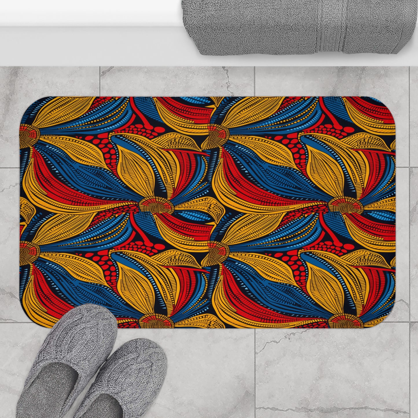 Boho African Bath Mat