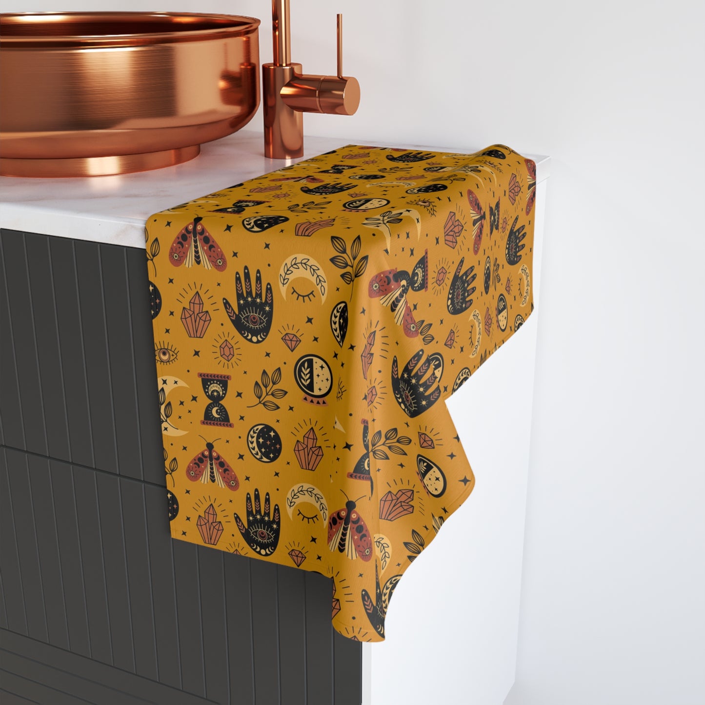 Hamsa Hand Evil Eye Hand Towel