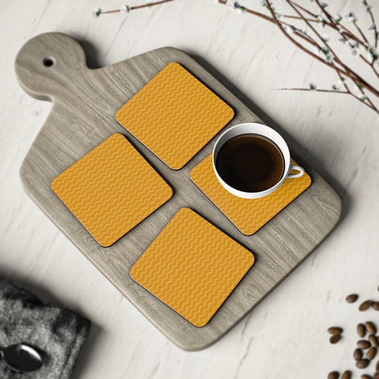 Zig Zag Lines & Dots Coasters