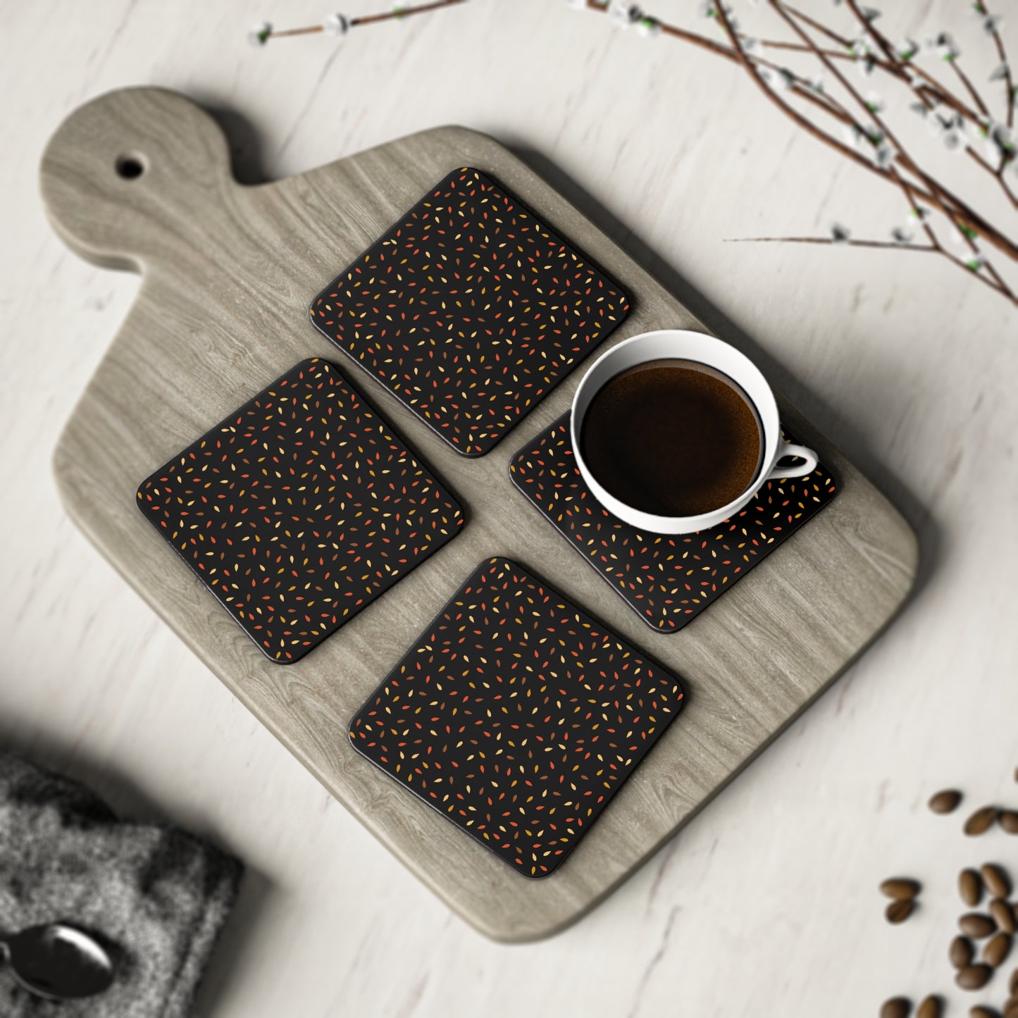 Droplets of Color Coasters Set