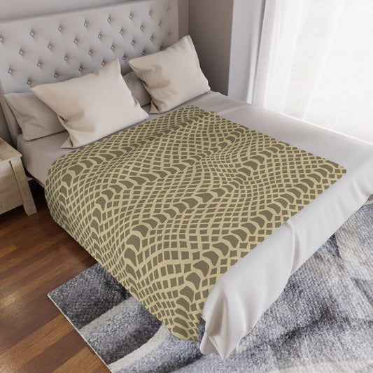 Snake Skin Print Throw Blanket