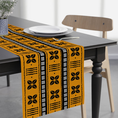 Cowrie Shell Mudcloth Table Runner