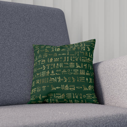 Egyptian Hieroglyphics Throw Pillow