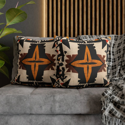 Geometric African pillow covers for couches