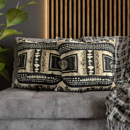 Geometric African pillow covers for couches