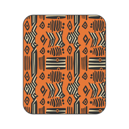 Eclectic Mudcloth Print Picnic Blanket-Sanktuari Decor