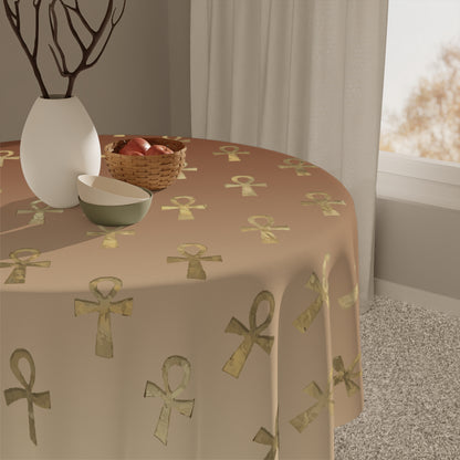 Egyptian Cross Tablecloth-Sanktuari Decor