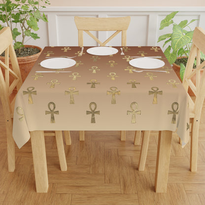 Egyptian Cross Tablecloth-Sanktuari Decor