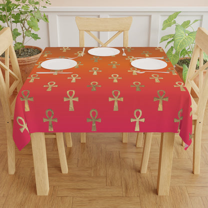 Egyptian Cross Tablecloth-Sanktuari Decor