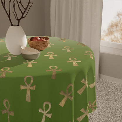 Egyptian Cross Tablecloth-Sanktuari Decor
