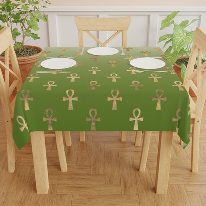 Egyptian Cross Tablecloth-Sanktuari Decor