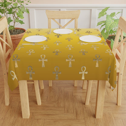 Egyptian Cross Tablecloth-Sanktuari Decor