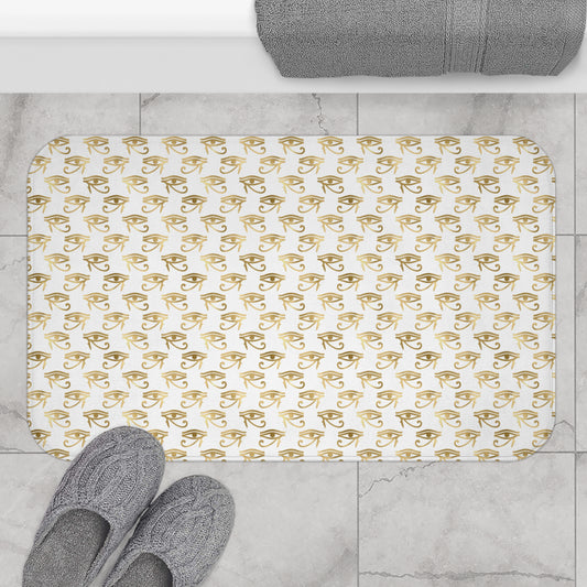 Egyptian Eye of Ra and Horus Bath Mat-Sanktuari Decor