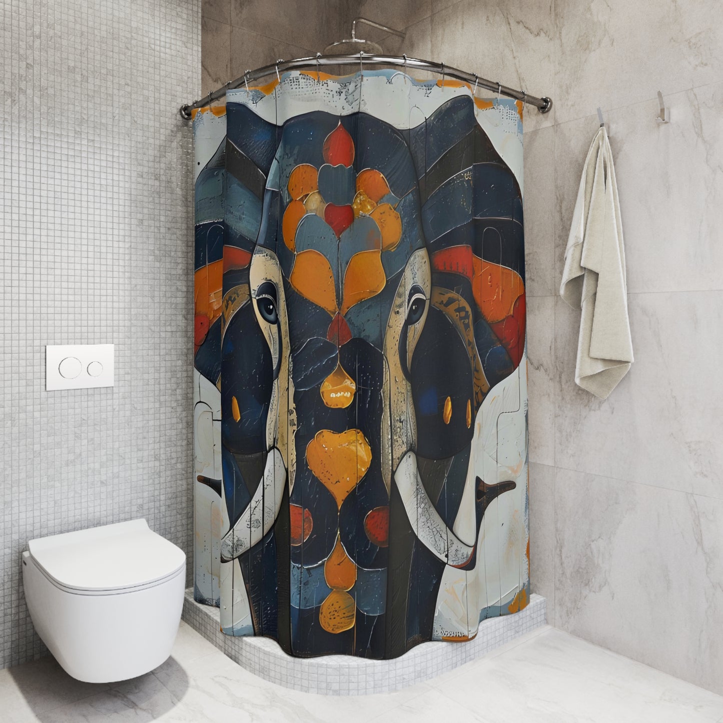 tribal shower curtains