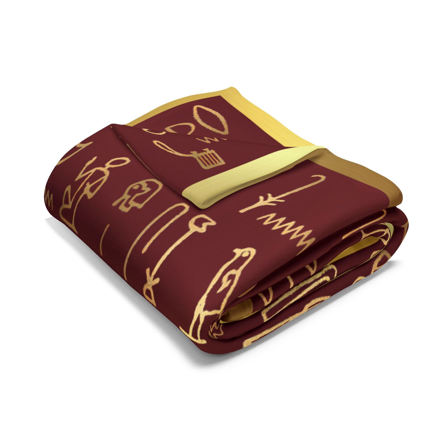 Egyptian Hieroglyphics Arctic Fleece Blanket