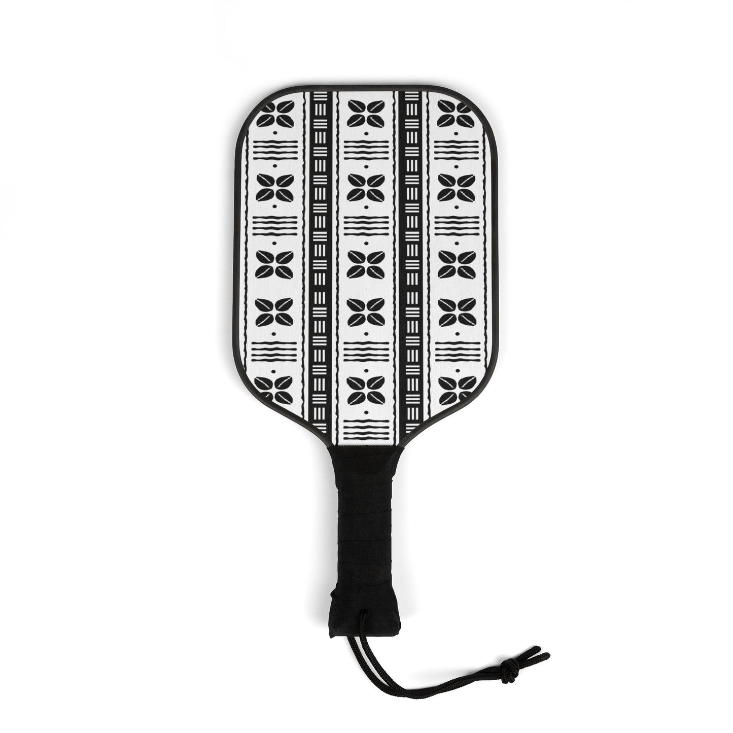 African Shells Print Pickleball Paddle Set