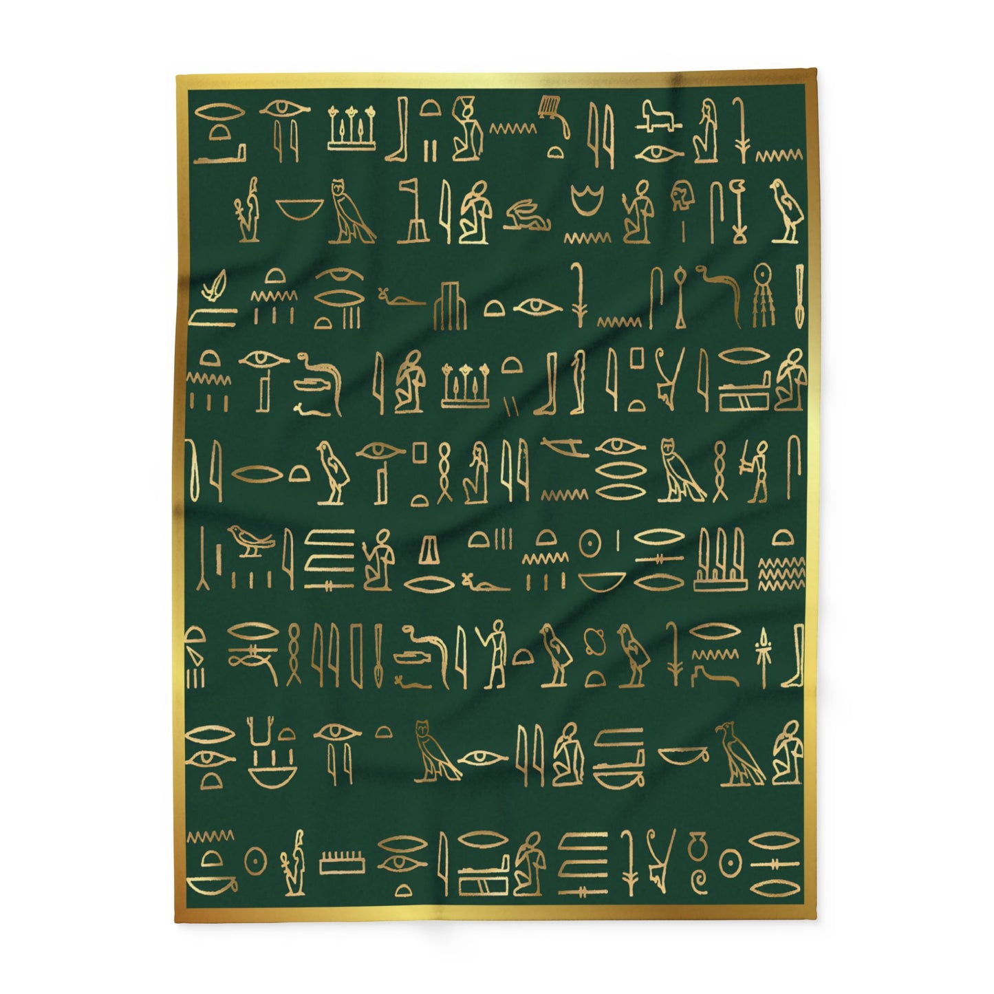 Egyptian Hieroglyphics Arctic Fleece Blanket