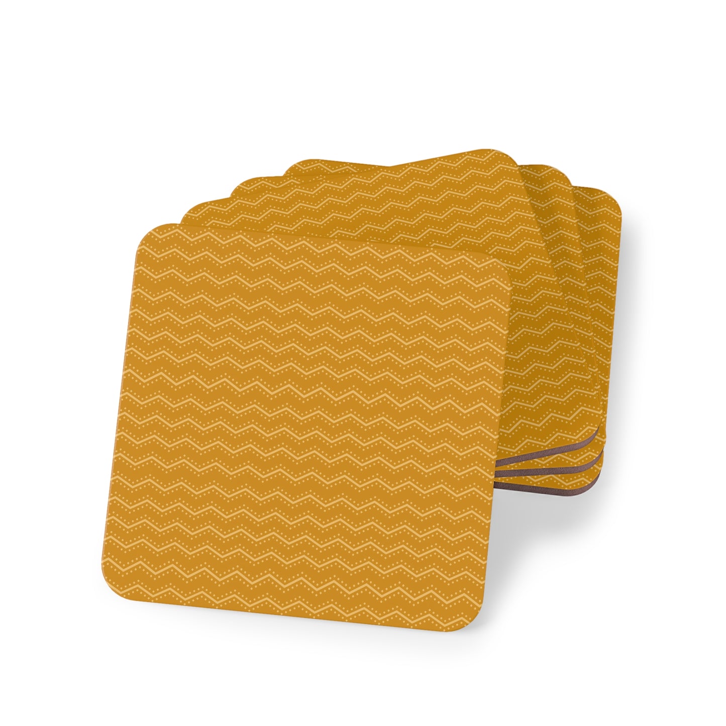 Zig Zag Lines & Dots Coasters