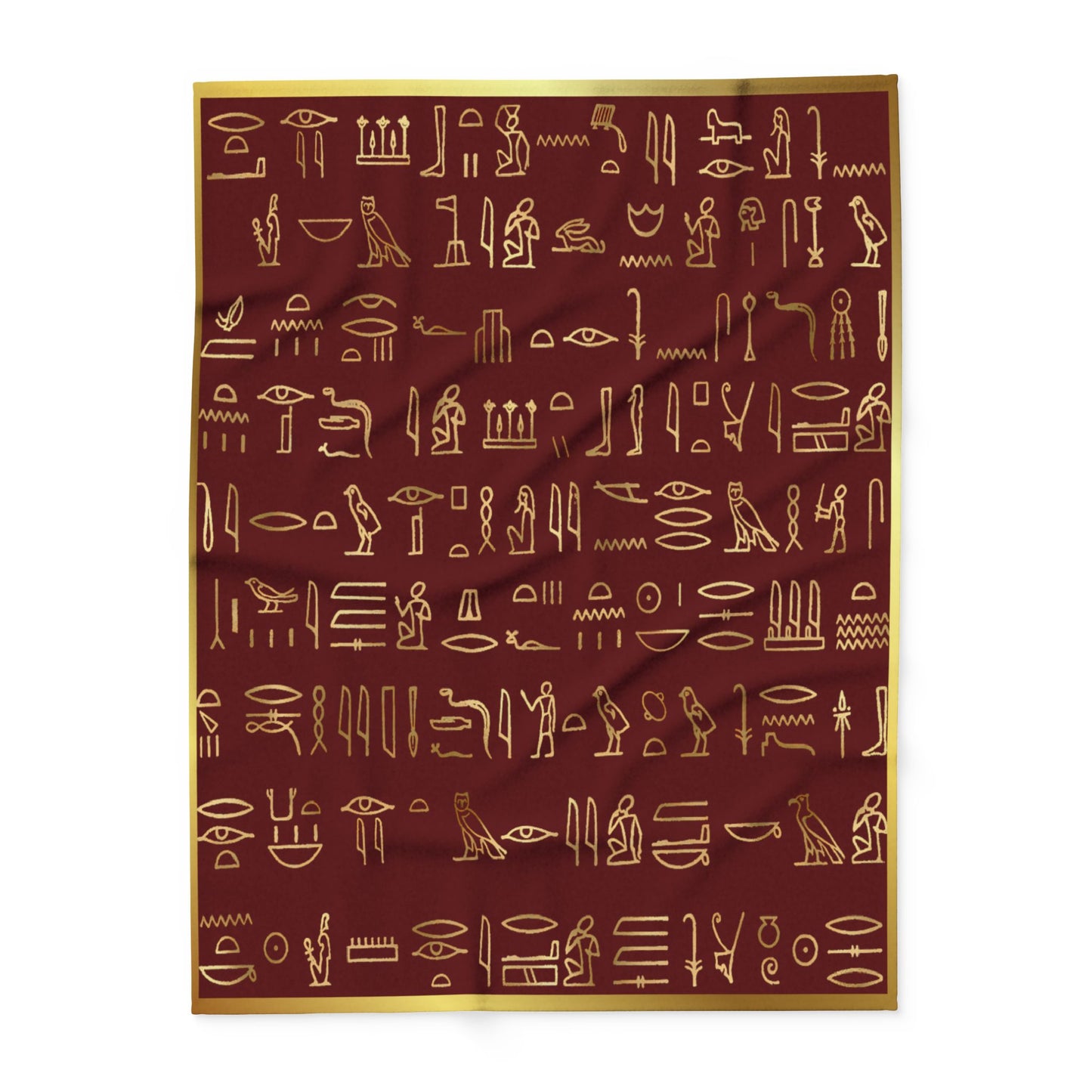 Egyptian Hieroglyphics Arctic Fleece Blanket