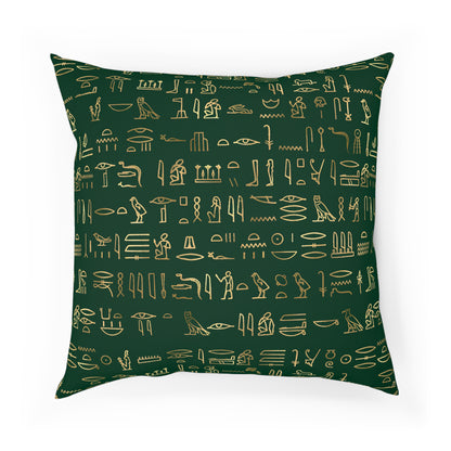 Egyptian Hieroglyphics Throw Pillow