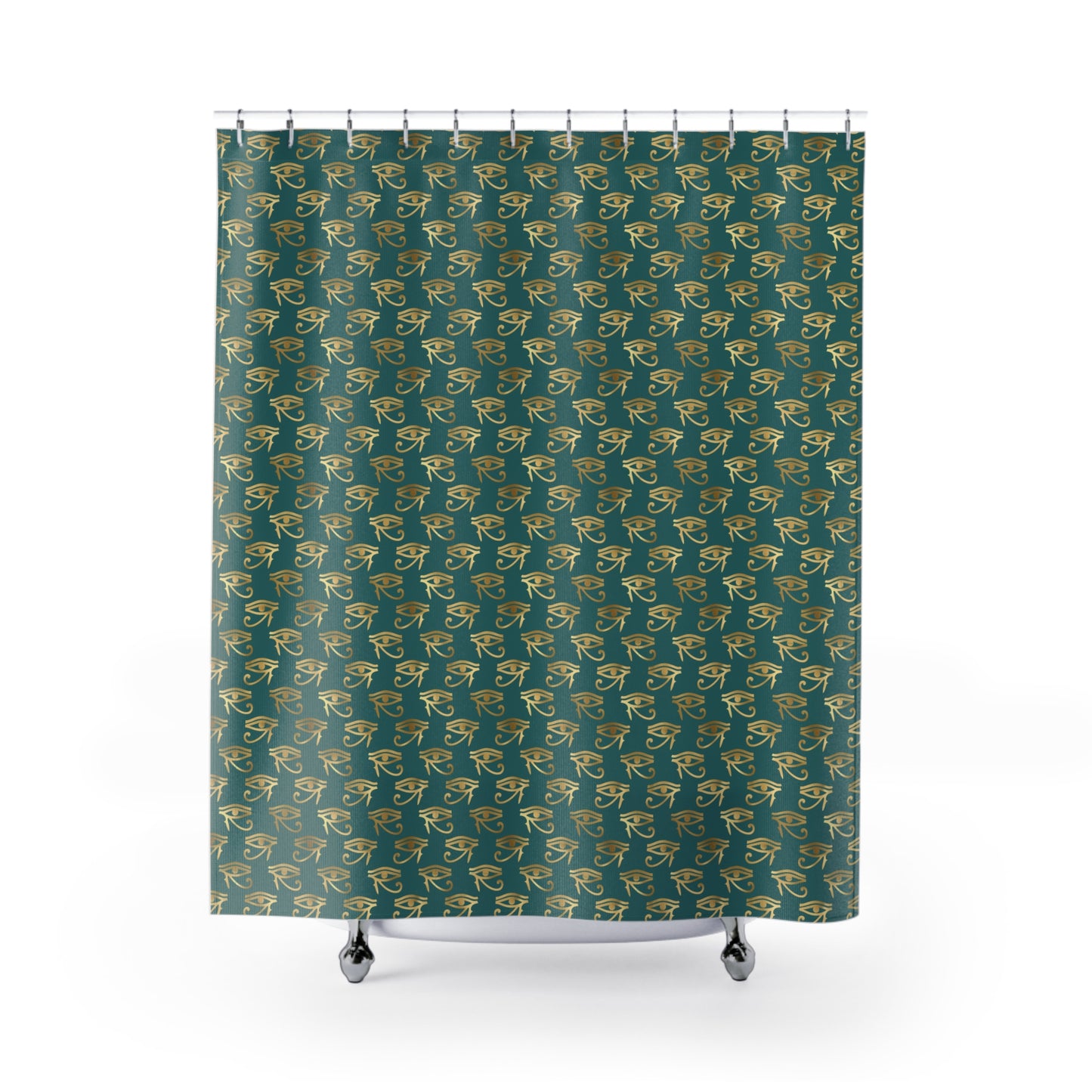 Egyptian Eye of Ra and Horus Shower Curtain