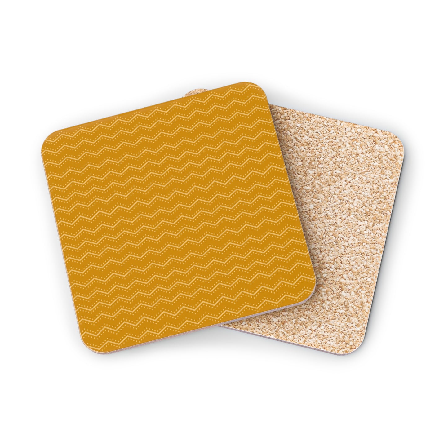 Zig Zag Lines & Dots Coasters