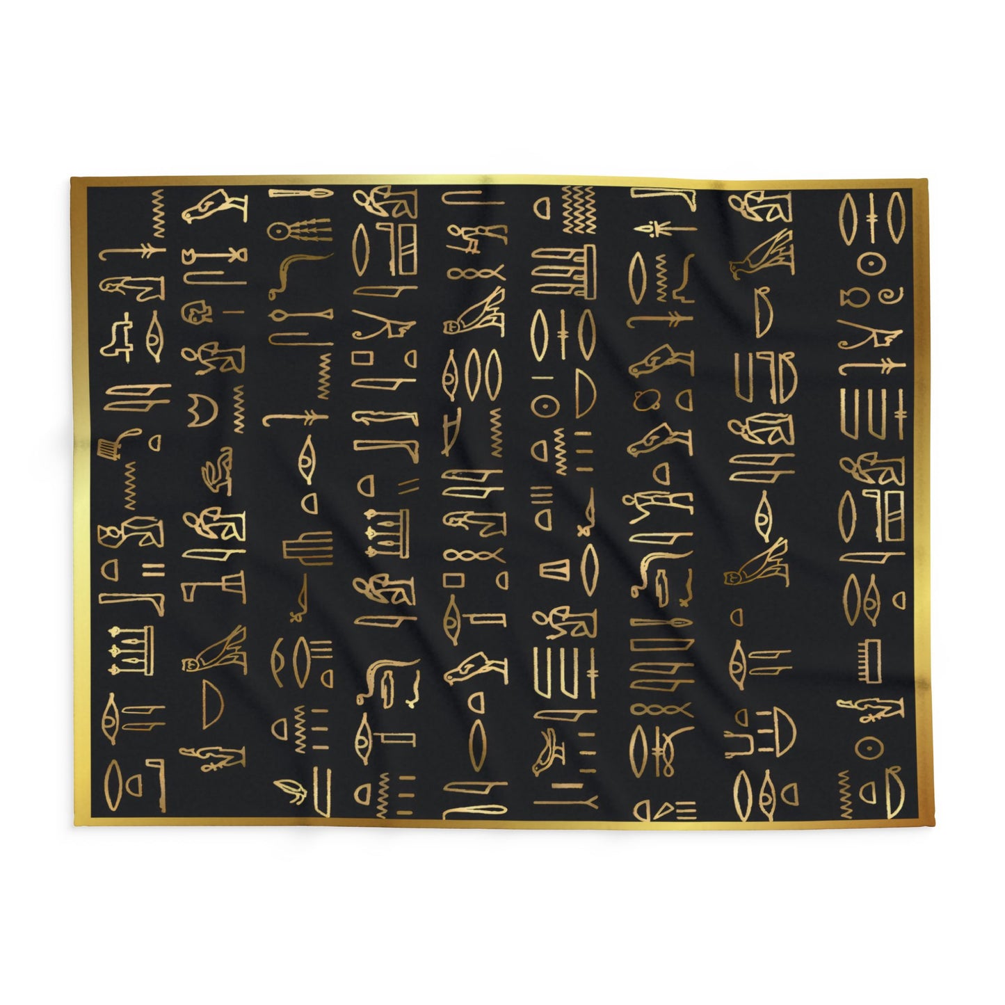 Egyptian Hieroglyphics Arctic Fleece Blanket