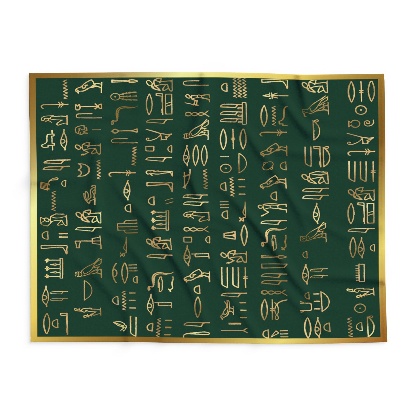 Egyptian Hieroglyphics Arctic Fleece Blanket