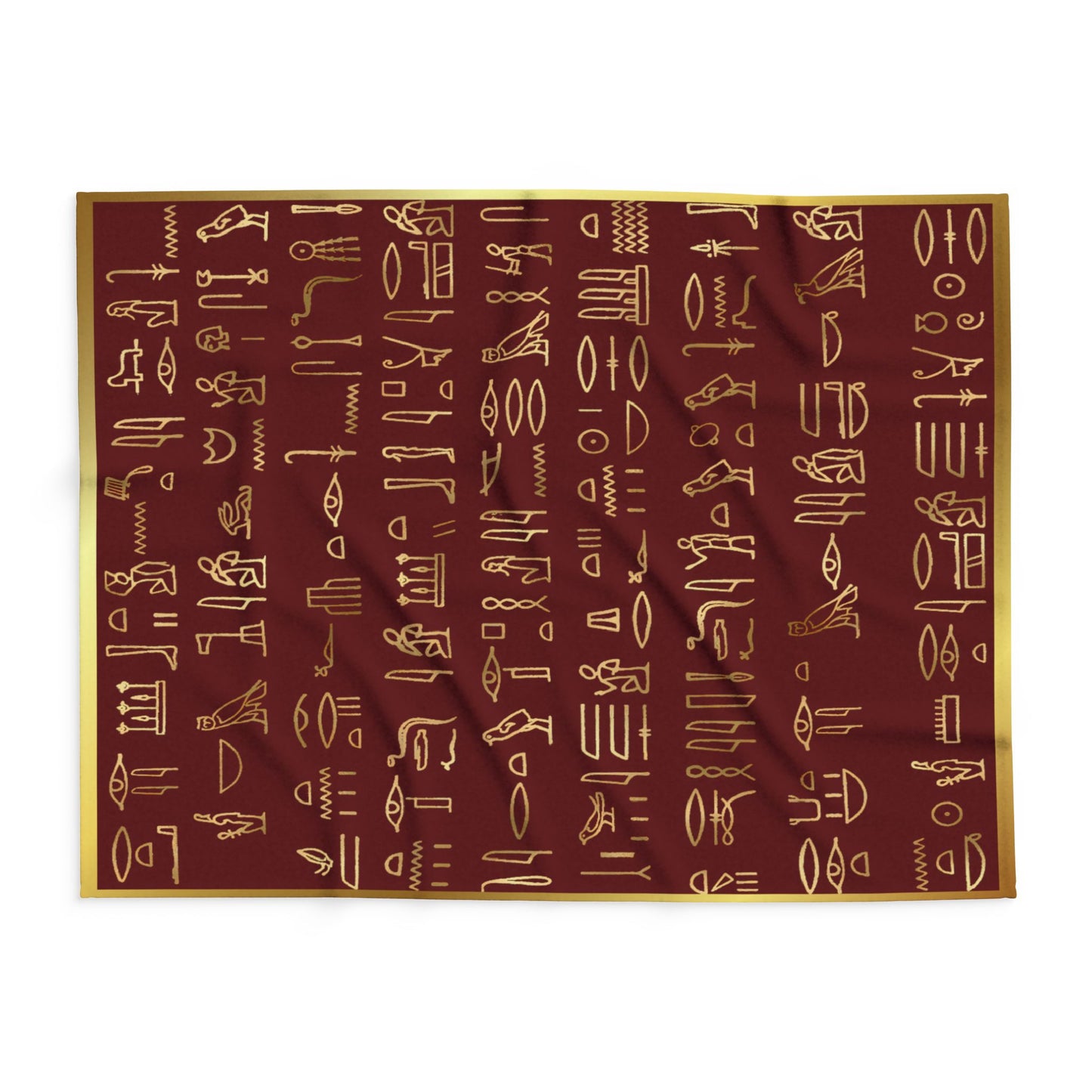 Egyptian Hieroglyphics Arctic Fleece Blanket