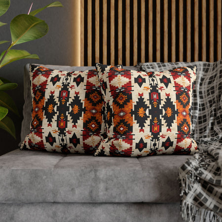 Geometric Berber Pattern Throw Pillow Cover-Sanktuari Decor