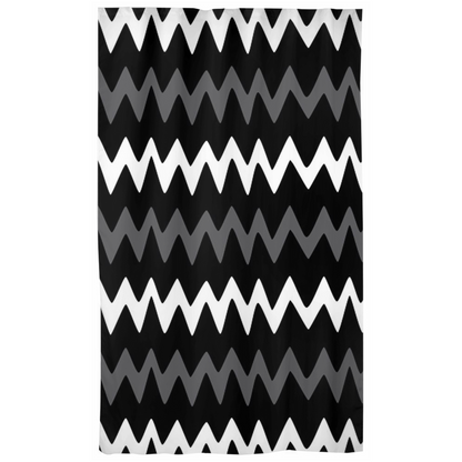 Cotton mudcloth window curtains 50x84