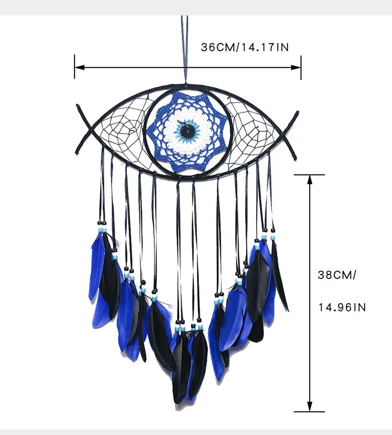 Evil Eye Dream Catcher Boho Room Decor