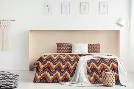 Ikat Zig Zag Duvet Cover-Sanktuari Decor