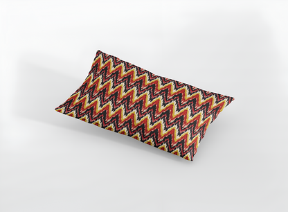 Ikat Zig Zag Pillow Case-Sanktuari Decor