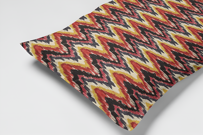 Ikat Zig Zag Pillow Case-Sanktuari Decor