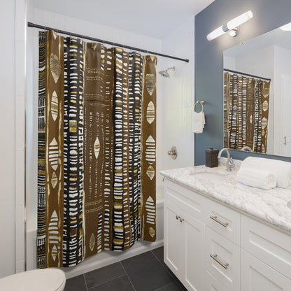 cultural print shower curtains