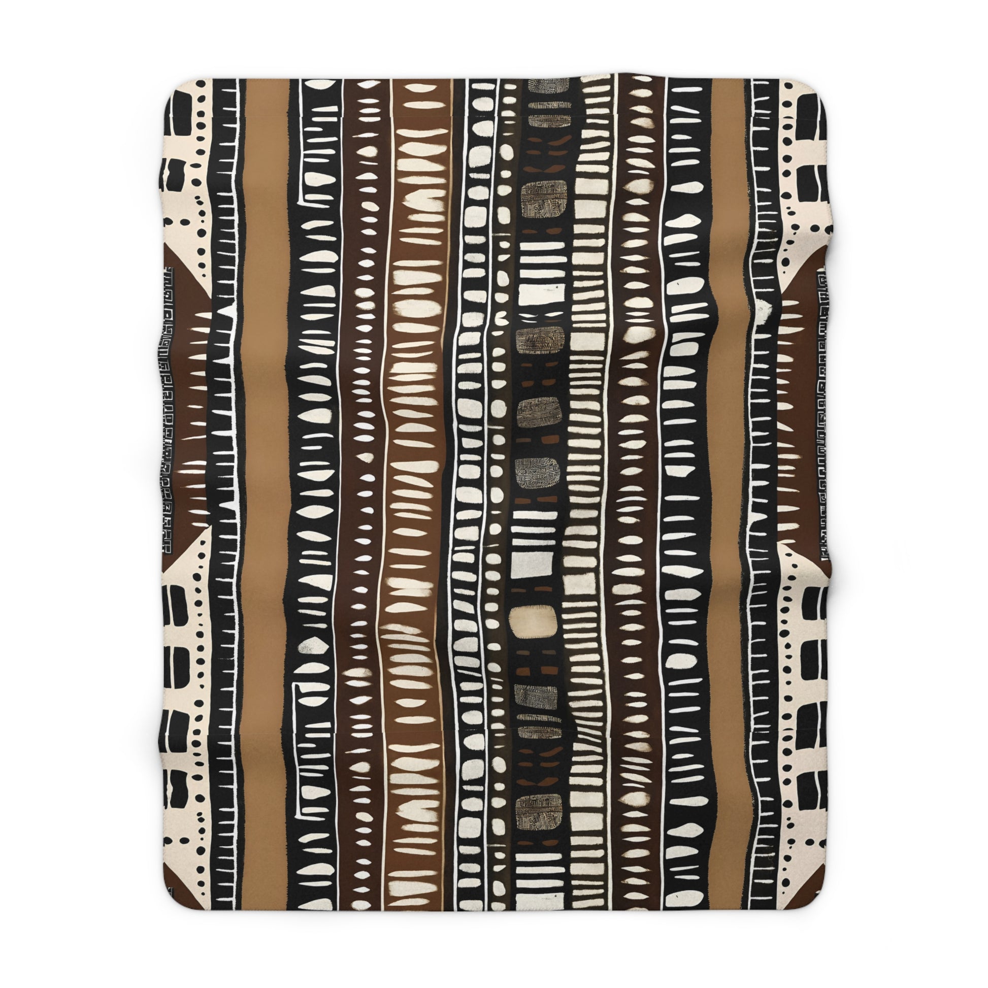 Patterned fabric with vertical lines on a white background