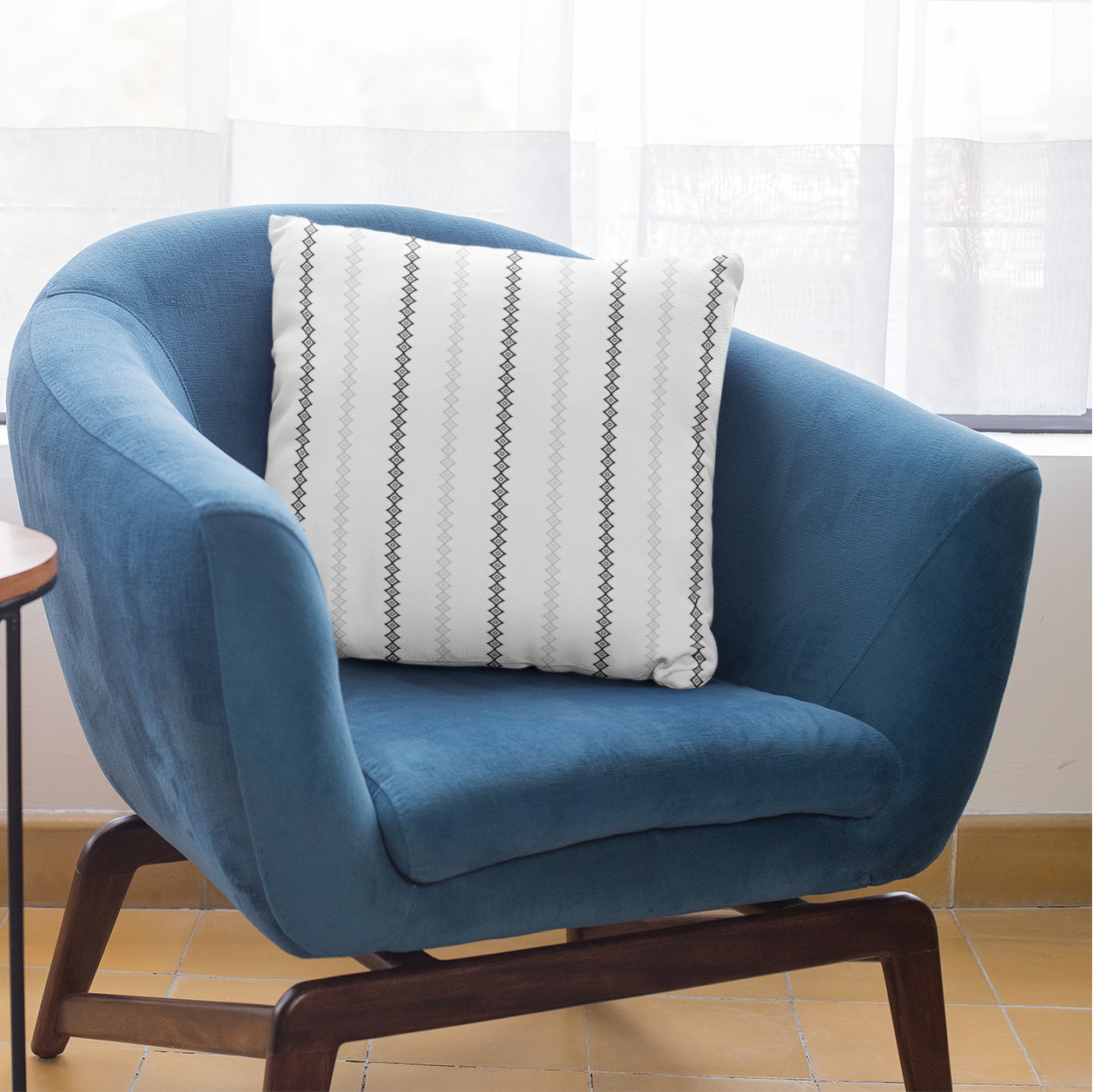 African geometric print pillow covers