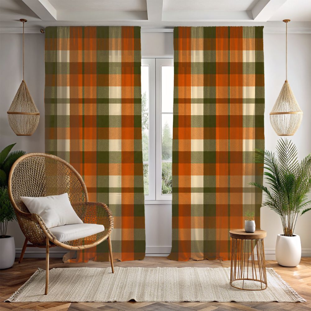 Modern boho blackout curtains 50x96