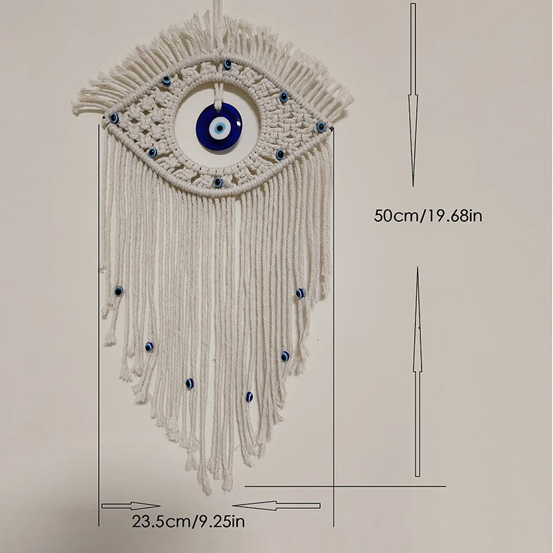 Protective Evil Eye Wall Hanging Tapestry