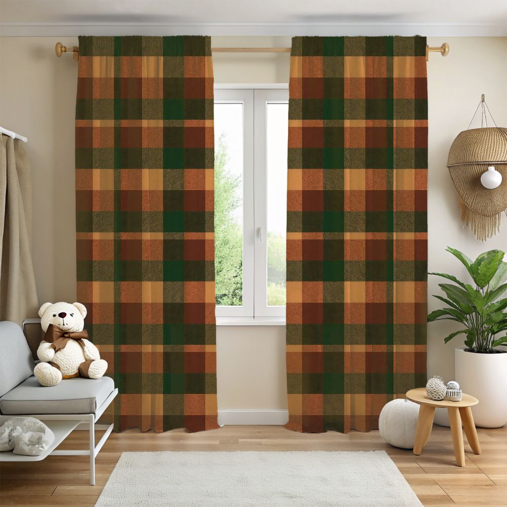 Modern boho blackout curtains 50x96