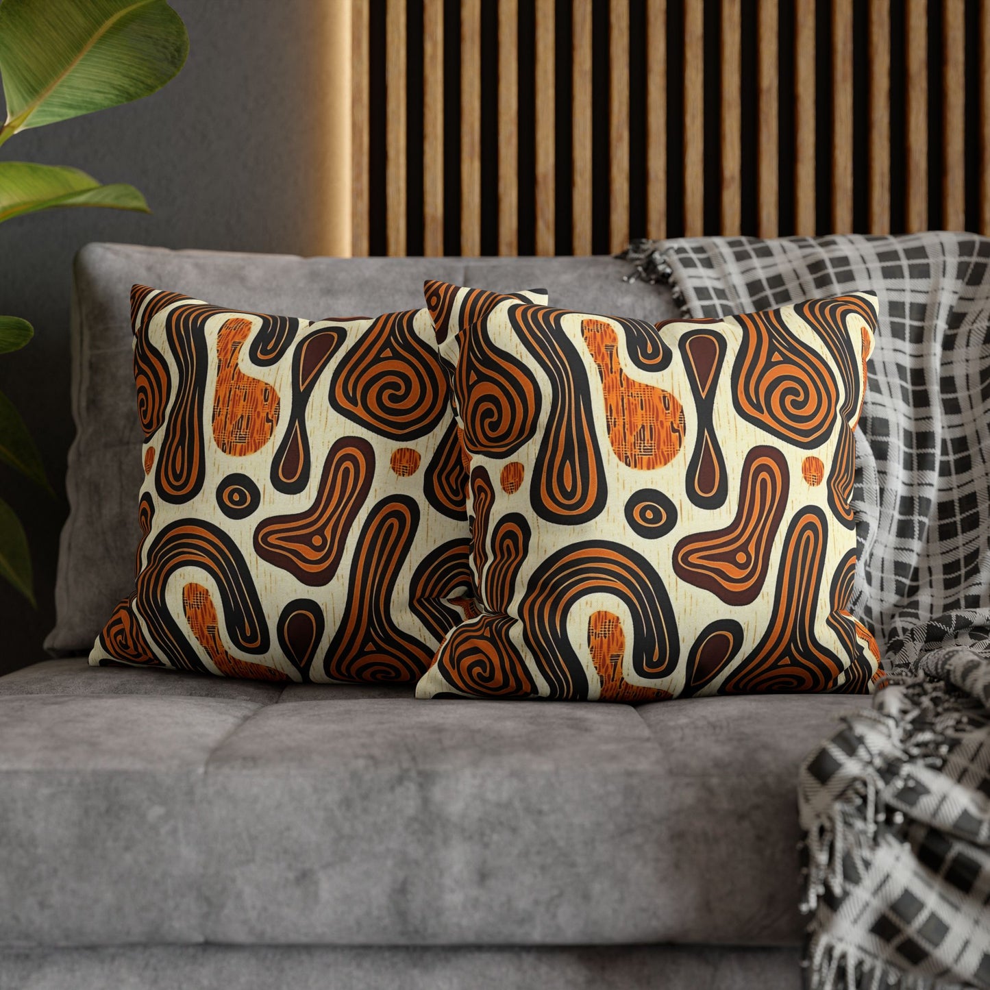 African art pillows for cultural home accents