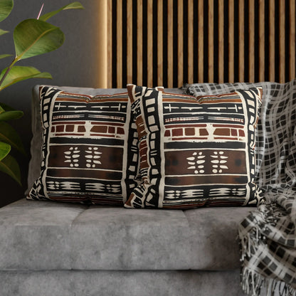 Tribal print pillow covers for cultural homes