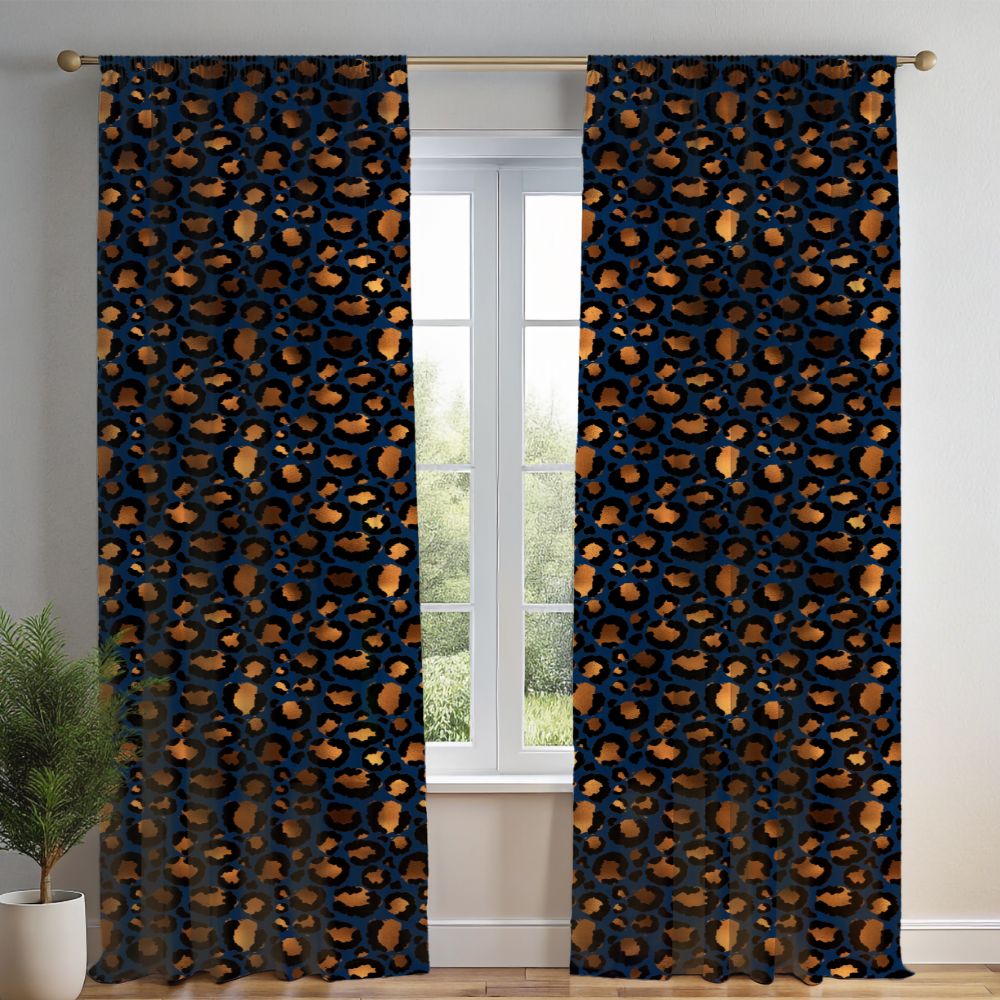 Leopard Print Curtains