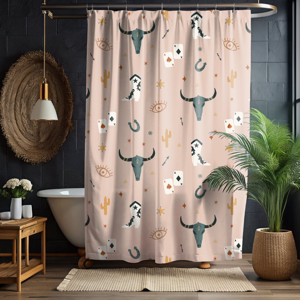 boho shower curtains